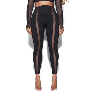 MESH PANEL TIGHTS